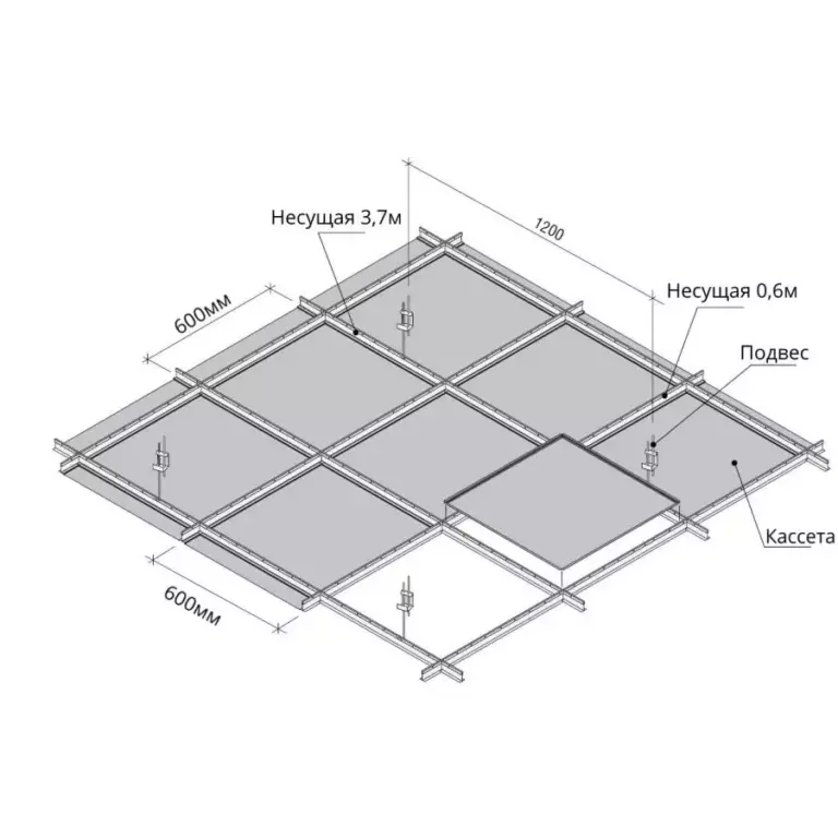 Панель Akustiline Ampir black 2400x1200x40